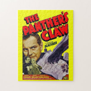 Quebra-cabeça 1942 O poster do filme Panther's Claw