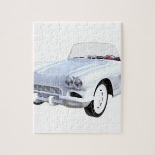 Quebra-cabeça 1961 branco Corveta