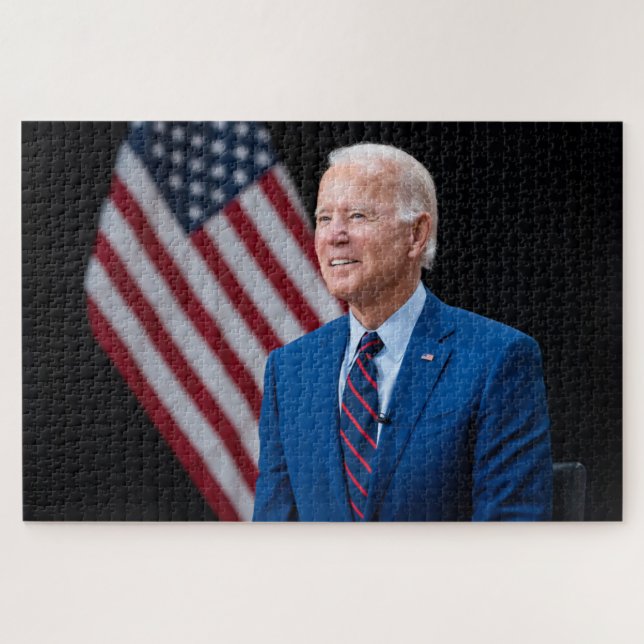 Quebra-cabeça 2021 Joe Biden Presidente dos EUA Retrato (Horizontal)