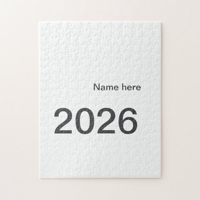 Quebra-cabeça 2026 2027 2028 name title here year bold letter  (Vertical)