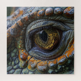 Quebra-cabeça 20" x 20" Triceratops Eye, 676 peças,