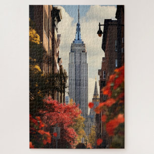 Quebra-cabeça 20" x 30", 1014 peças Empire State Building