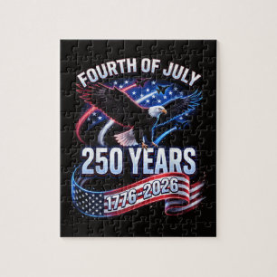 Quebra-cabeça 250º Aniversário EUA 1776-2026 Patriótico American