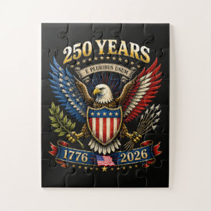 Quebra-cabeça 250 Anos América 1776 2026 250º Aniversário 