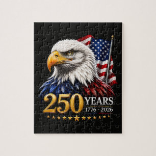 Quebra-cabeça 250 Anos Americanas 250º Aniversário Patriótico EU