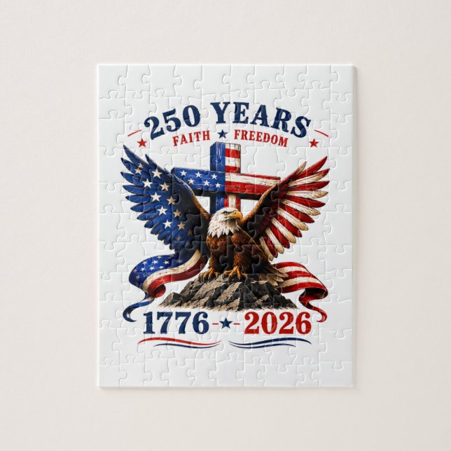 Quebra-cabeça 250 Anos de Fé e Liberdade (Vertical)