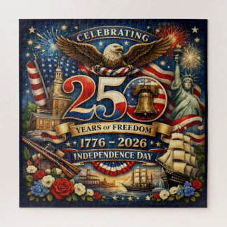 Quebra-cabeça 250 Anos de Liberdade (1776–2026)