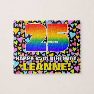 Quebra-cabeça 25 de Aniversário — Diversão, Amores Formas Cardía