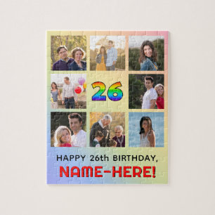Quebra-cabeça 26º aniversário: Divertido Rainbow #, nome persona
