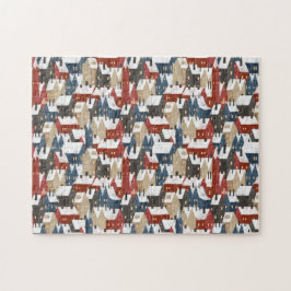 Quebra-cabeça (27,9 x 35,5 cm, 252 pcs) - Casas de