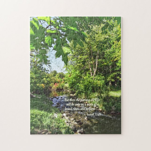 Quebra-cabeça 33:21 de Isaiah (Vertical)