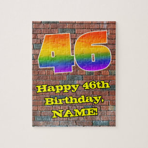 Quebra-cabeça 46º aniversário: Arco-Íris 46 inspirado no Grafite