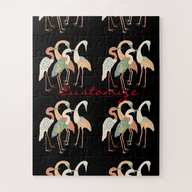 Quebra-cabeça 4 gruas japonesas Thunder_Cove (Vertical)