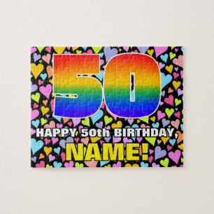 Quebra-cabeça 50º aniversário — Diversão, Amores Formas Cardíaca