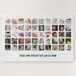Quebra-cabeça 50 Colagem de Fotografias DIY personalizado exclus