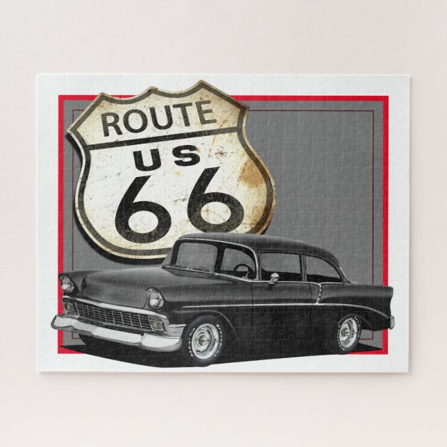 Quebra-cabeça 56 Bel Air Route 66 (Horizontal)