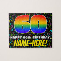 60.o aniversário — Símbolos musicais divertidos e 