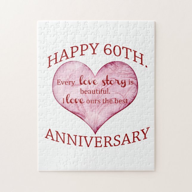 Quebra-cabeça 60th. Aniversário (Vertical)