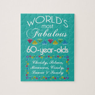 Quebra-cabeça 60th Aniversário a maioria de grupo fabuloso de