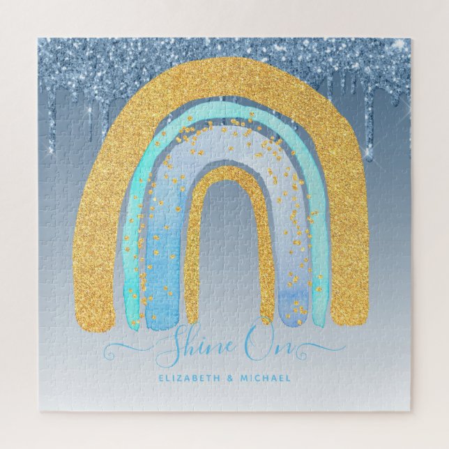 Quebra-cabeça 676 Piece JIGSAW Natal Rainbow Ji Personalizado (Vertical)