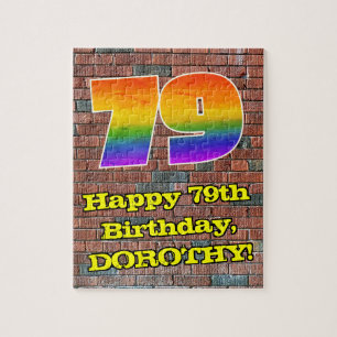 Quebra-cabeça 79.º aniversário: Arco-Íris 79 inspirado em Grafit