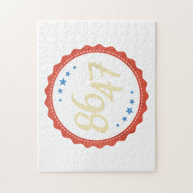 Quebra-cabeça 86 47 Anti Trump Engraçado (Vertical)