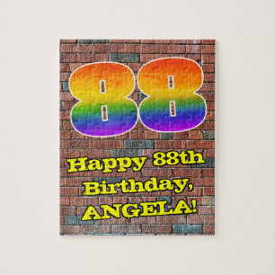 Quebra-cabeça 88.o Aniversário: Arco-Íris 88 inspirado em Graf