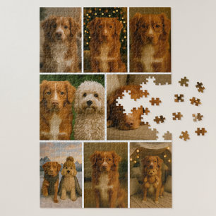 Quebra-cabeça 8 Colagem de Fotos Personalizadas