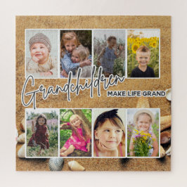 Quebra-cabeça 8 Foto "Os netos fazem a vida grande"