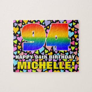 Quebra-cabeça 94.o aniversário — Diversão, Amores Formas Cardíac