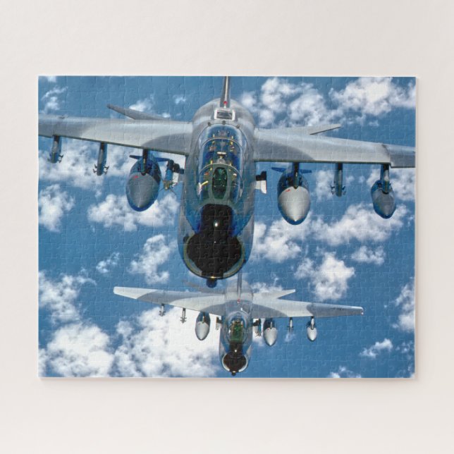 Quebra-cabeça A-7K CORSAIR II (16x20 POLEGADAS) (Horizontal)