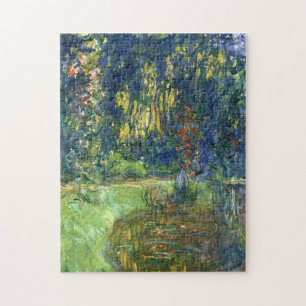 Quebra-cabeça A água Lily Pond em Giverny - Claude Monet