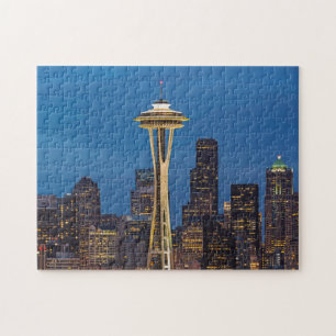 Quebra-cabeça A agulha do espaço e o Seattle do centro
