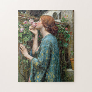 Quebra-cabeça A Alma da Rosa John William Waterhouse