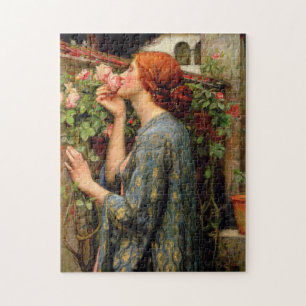 Quebra-cabeça A Alma do Rosa - John William Waterhouse