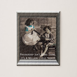 Quebra-cabeça A amizade não é uma coisa grande