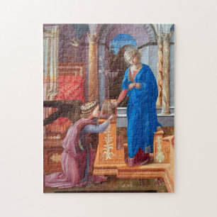 Quebra-cabeça A anunciação, Filippo Lippi, 1440