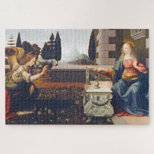 Quebra-cabeça A Anunciação, Leonardo da Vinci