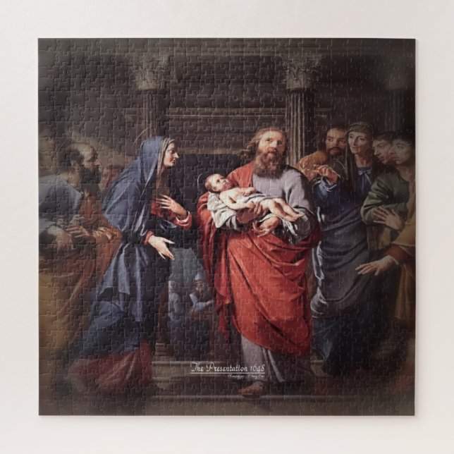 Quebra-cabeça A Apresentação 1648 Escritura (Vertical)