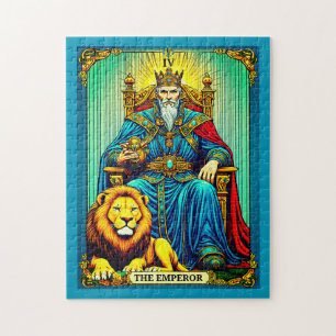 Quebra-cabeça A Arte da Carta do Imperador do Tarot