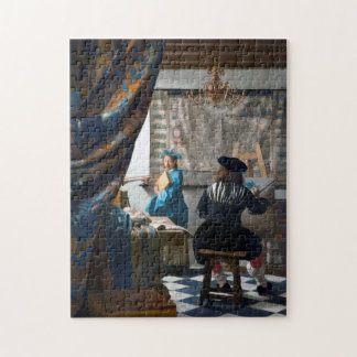Quebra-cabeça A Arte da Pintura, Johannes Vermeer, 1666-1667