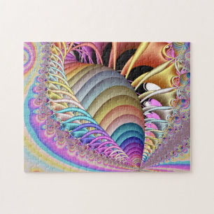 Quebra-cabeça A arte do Fractal de Shell