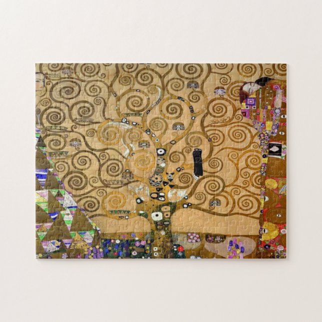 Quebra-cabeça A árvore da vida de Gustav Klimt (Horizontal)