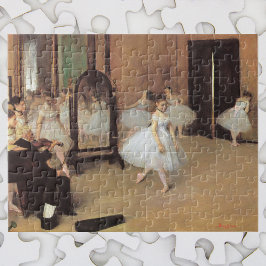 Quebra-cabeça A Aula de Dança por Edgar Degas, Balé Vintage