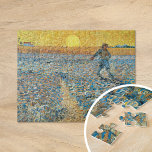 Quebra-cabeça A Bandeja | Vincent Van Gogh<br><div class="desc">The Sower (1888),  do artista poste-impressionista holandês Vincent Van Gogh. Arte original é um óleo na canvas. A cena da paisagem mostra um fazendeiro em um campo de abstrato com o sol amarelo brilhante no fundo. Use as ferramentas de design para adicionar texto personalizado ou personalizar a imagem.</div>