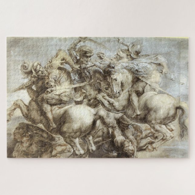 Quebra-cabeça A Batalha de Anghiari – Cópia de Leonardo da V. Pe (Horizontal)