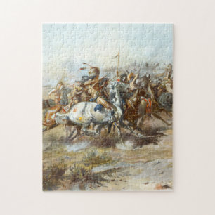 Quebra-cabeça A batalha de Custer contra Charles Marion Russell