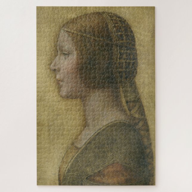 Quebra-cabeça A bela princesa (por Leonardo da Vinci) (Vertical)