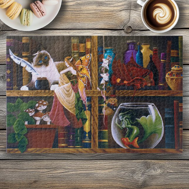 Quebra-cabeça A Biblioteca da Fantasia dos Assistentes (Criador carregado)