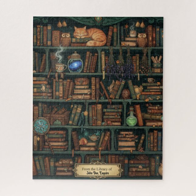 Quebra-cabeça A Biblioteca Personalizada do Alquimista | Maximal (Vertical)